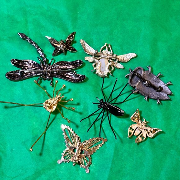 LOT of 6 I - nsect Bug Brooches / Pins - Picture 8 of 9